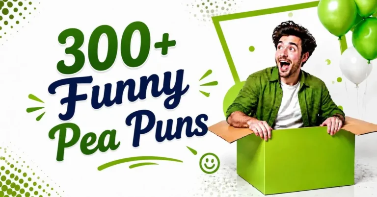 300+ Funny Pea Puns – humorous pea pun ideas and jokes