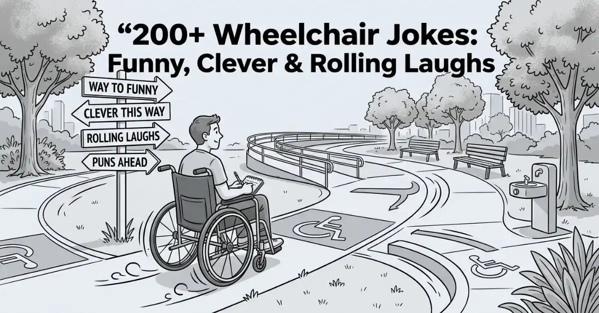 Catchy Headline: Rolling into Laughter: 200+ Wholesome Wheelchair Jokes & Puns