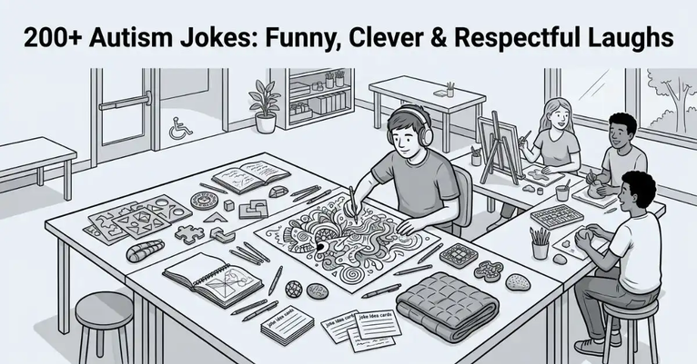 Catchy Headline: Pure Wit & Good Vibes: 200+ Respectful Autism Jokes & Clever Puns