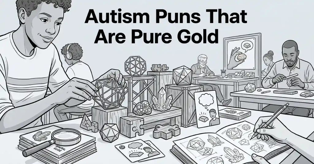 Treasure chest of wordplay! Discover clever and witty puns that shine bright with positive energy.